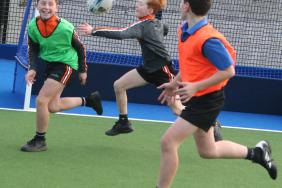 Pupils from Ballycastle & Coleraine schools enjoy the &lsquo;Different Ball, Same Goal&rsquo; sports programme