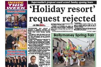 The Ballymoney Chronicle is in shops now!