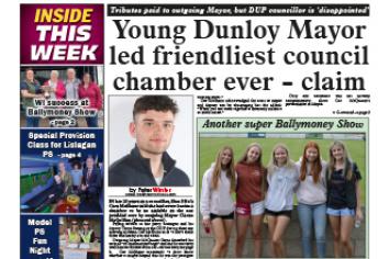 Ballymoney Chronicle in shops now!