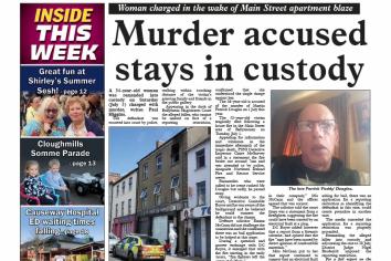Ballymoney Chronicle, in shops now!