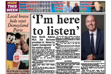 Ballymoney Chronicle in shops now!