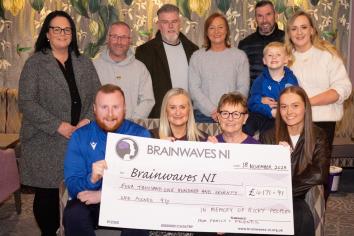 Over &pound;5,000 raised for Brainwaves NI in memory of Ricky