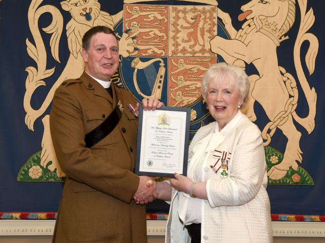 Bushvale's 'Padre Ken' honoured for service 'Beyond the Call of Duty'